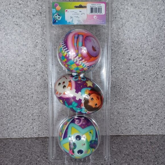 Gabby's Dollhouse Foam Balls 3 Pack Kids Toy - Picture 2 of 6